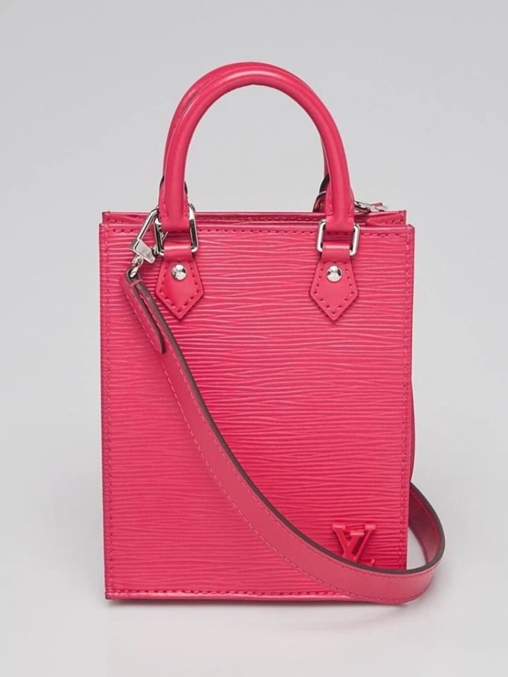 Louis Vuitton Rose Pondicherry Epi Leather Petit Sac Plat Bag